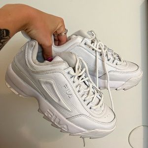 Womens Fila shoes size seven.